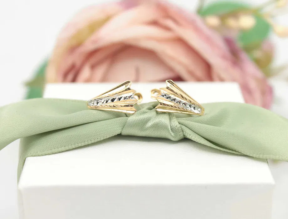 Złote kolczyki p.585/2,07g