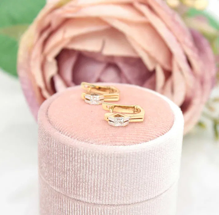 Złote kolczyki p.585/2,34g