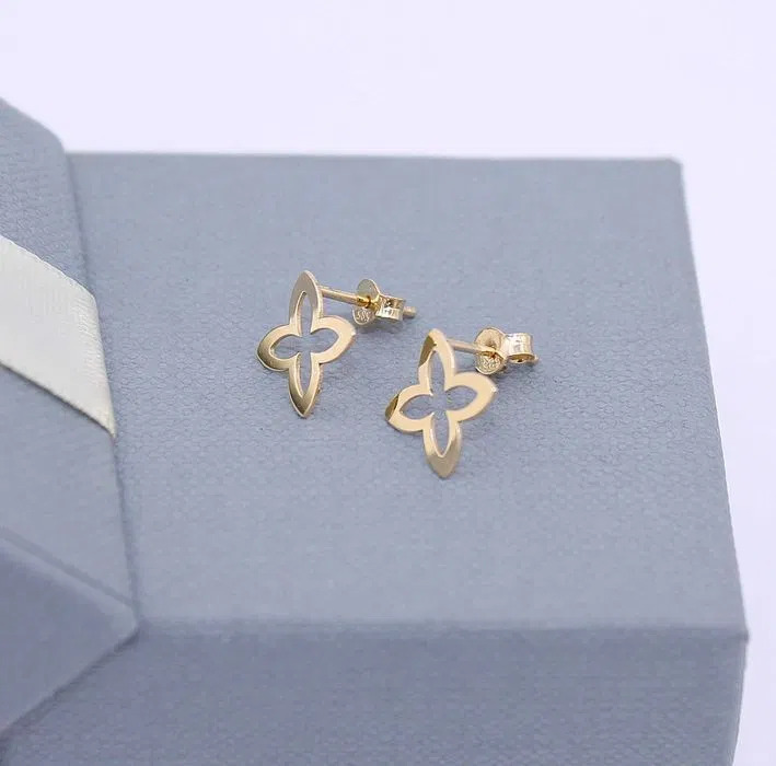 Złote kolczyki p.585/0,77g