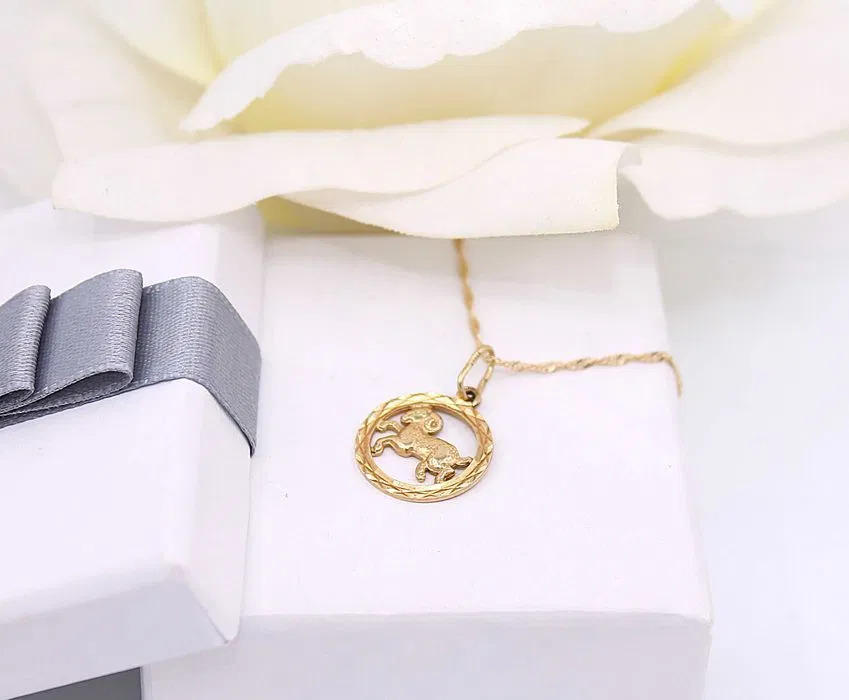 Złota zawieszka p.585/1,36g