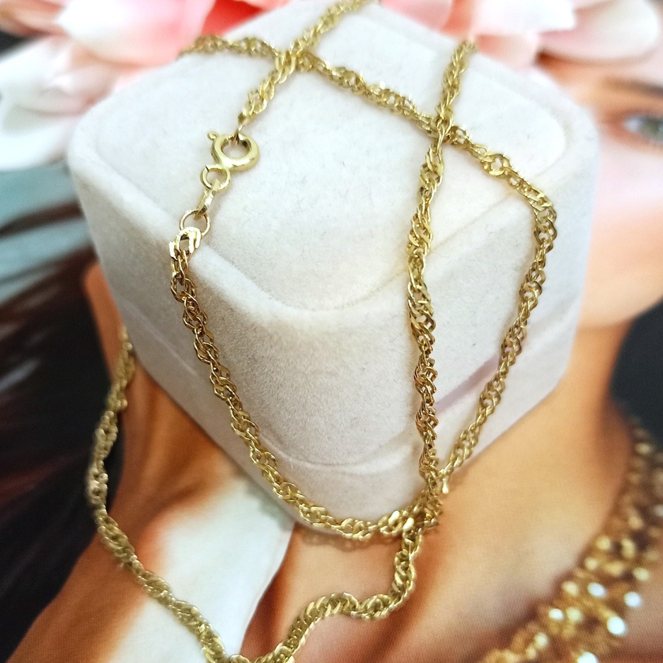 Złoty łańcuszek p.585/2,22g 