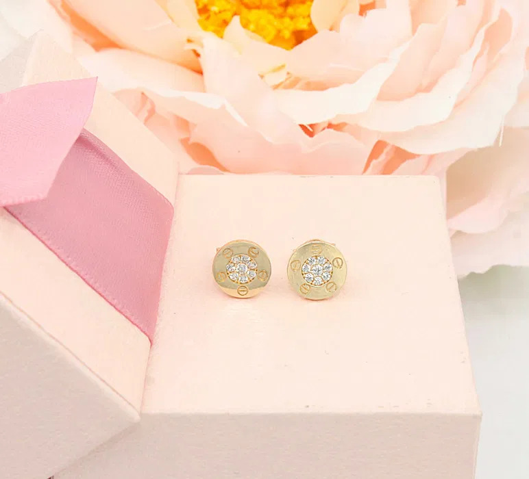 Złote kolczyki p.585/1,52g