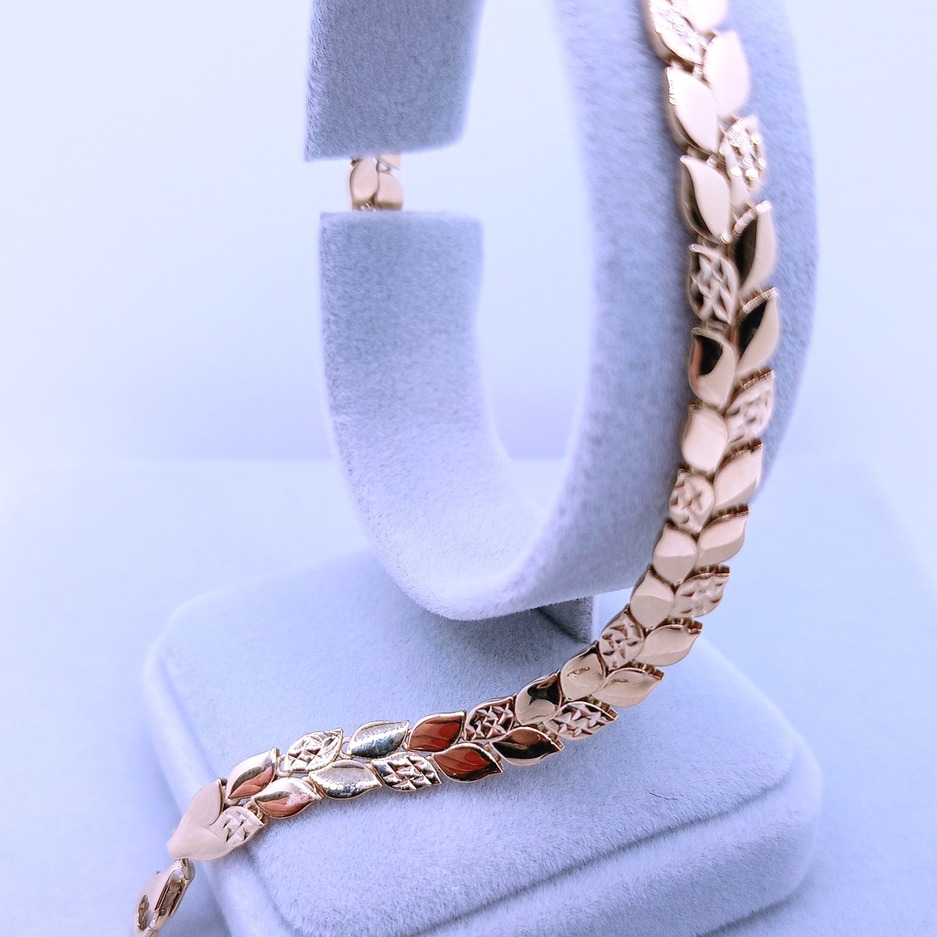 Złota bransoletka p.585/6,93g