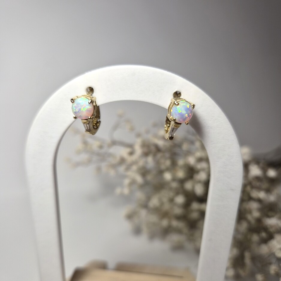 Złote kolczyki p.585/3,42g