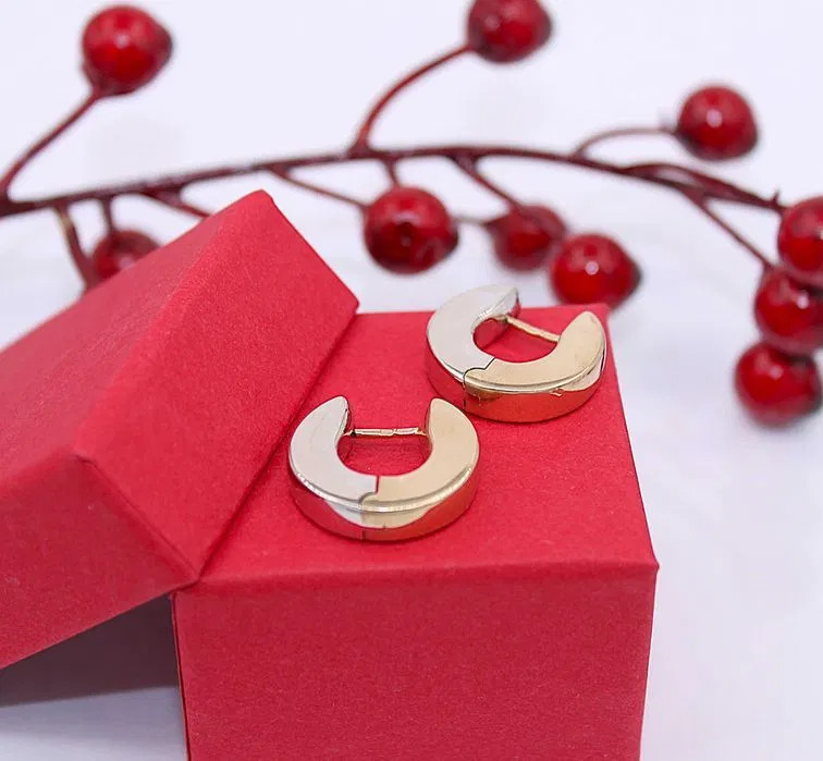 Złote kolczyki p.585/5,45g