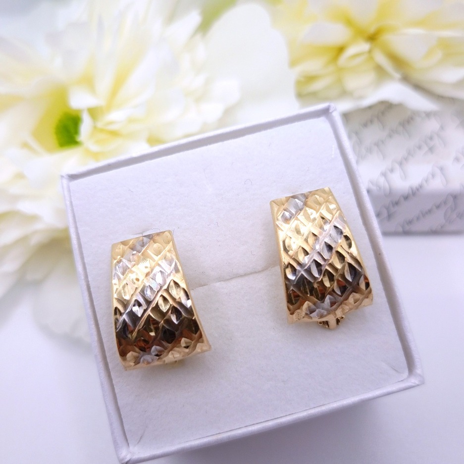 Złote kolczyki p.585/2,65g