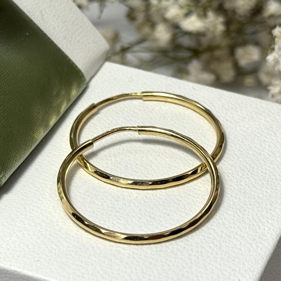 Złote kolczyki p.585/1,48g