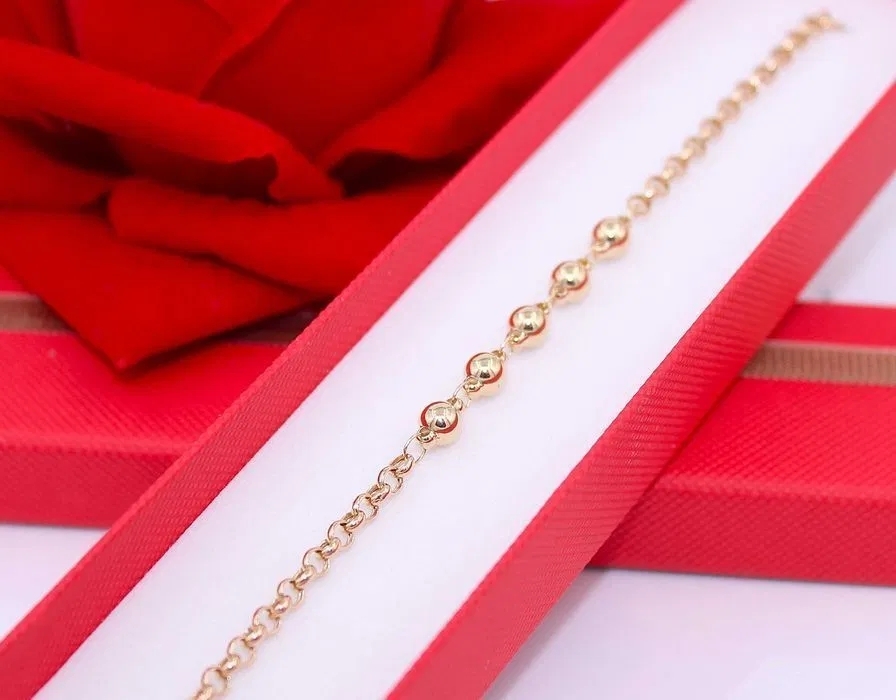 Złota bransoletka p.585/3,53g