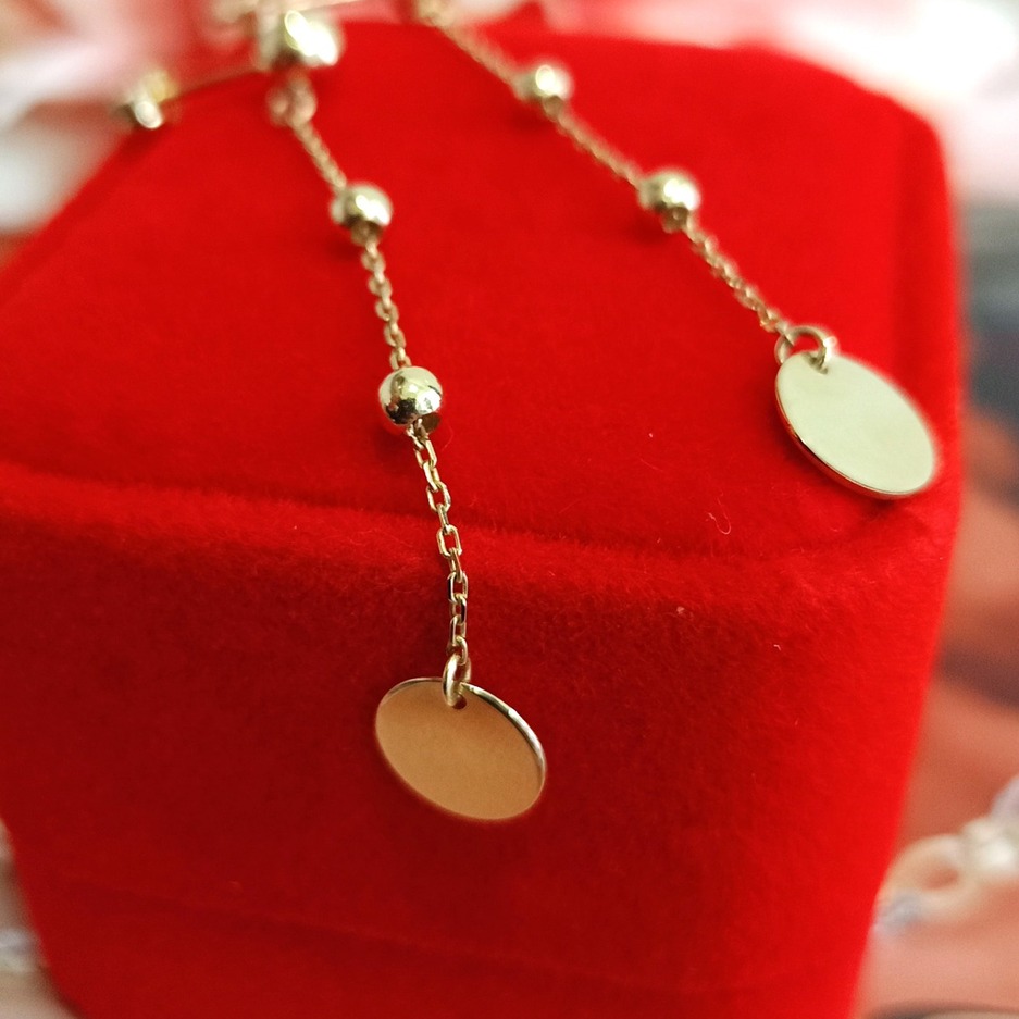 Złote kolczyki p.585/2,11g