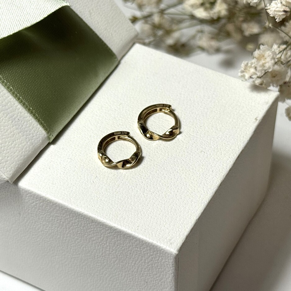 Złote kolczyki p.375/0,95g