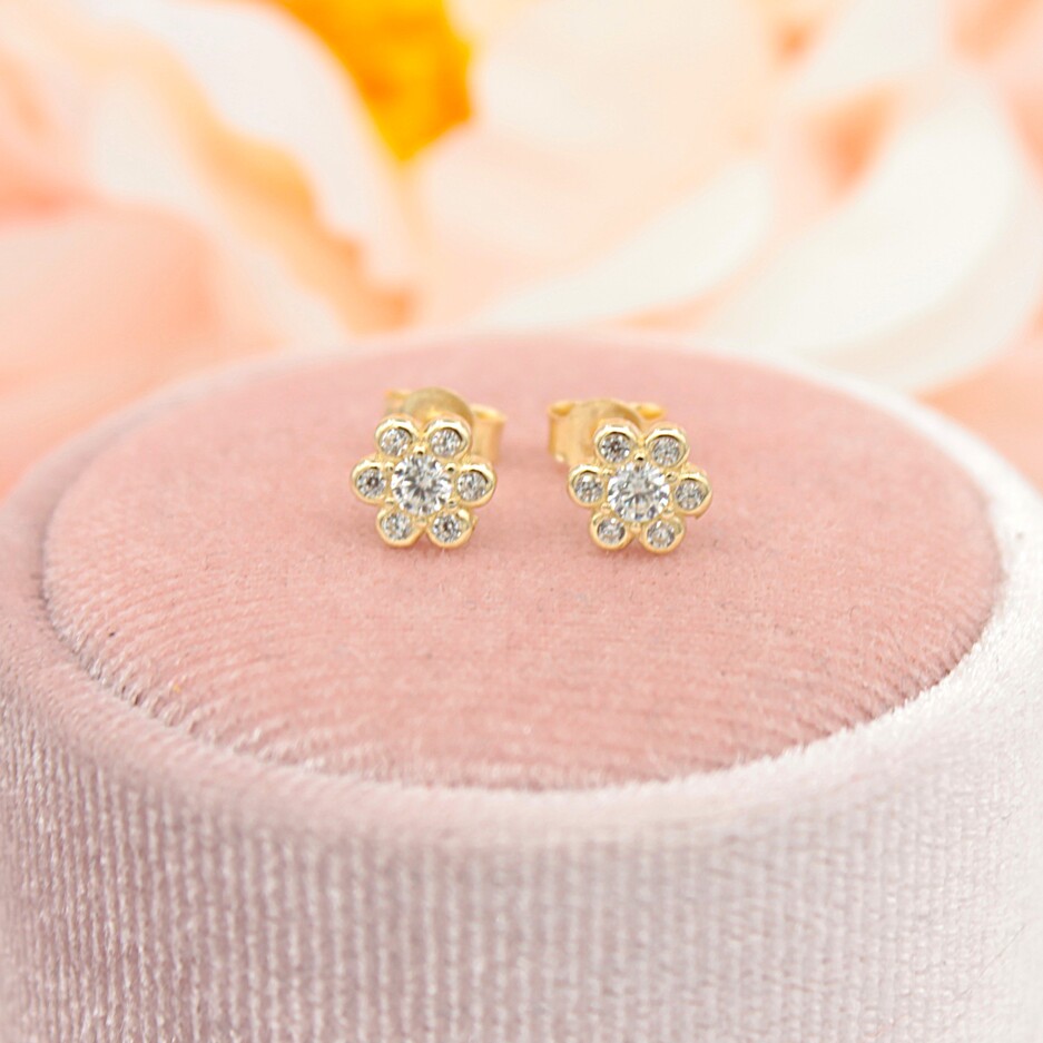 Złote kolczyki p.585/0,92g