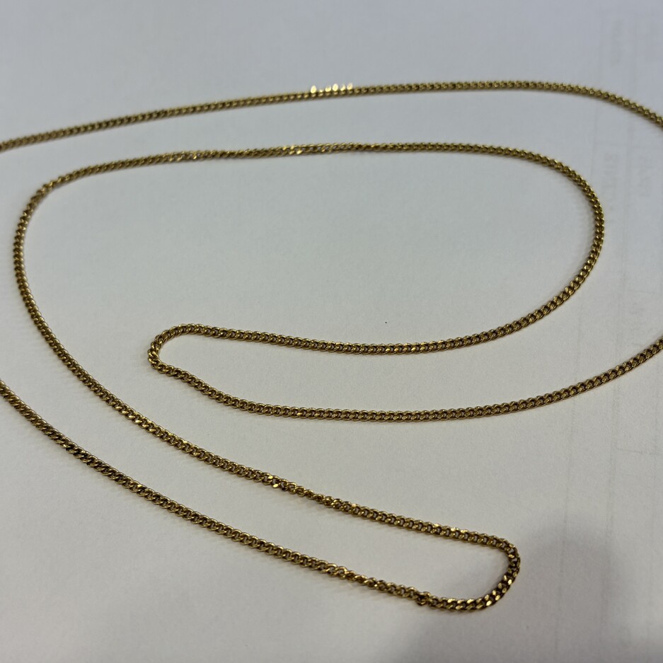 1 AUKCJA P117/2026 Złoto używane - Łańcuszek 8,43g/18K