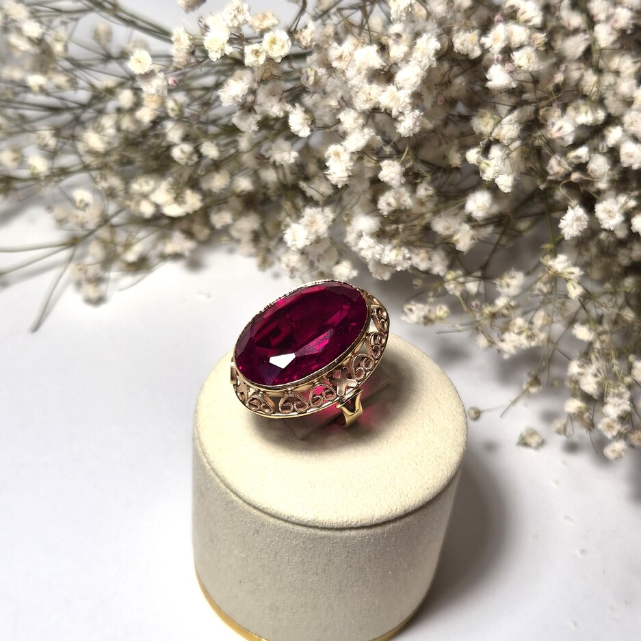 Złoty pierścionek p.585/14,16g