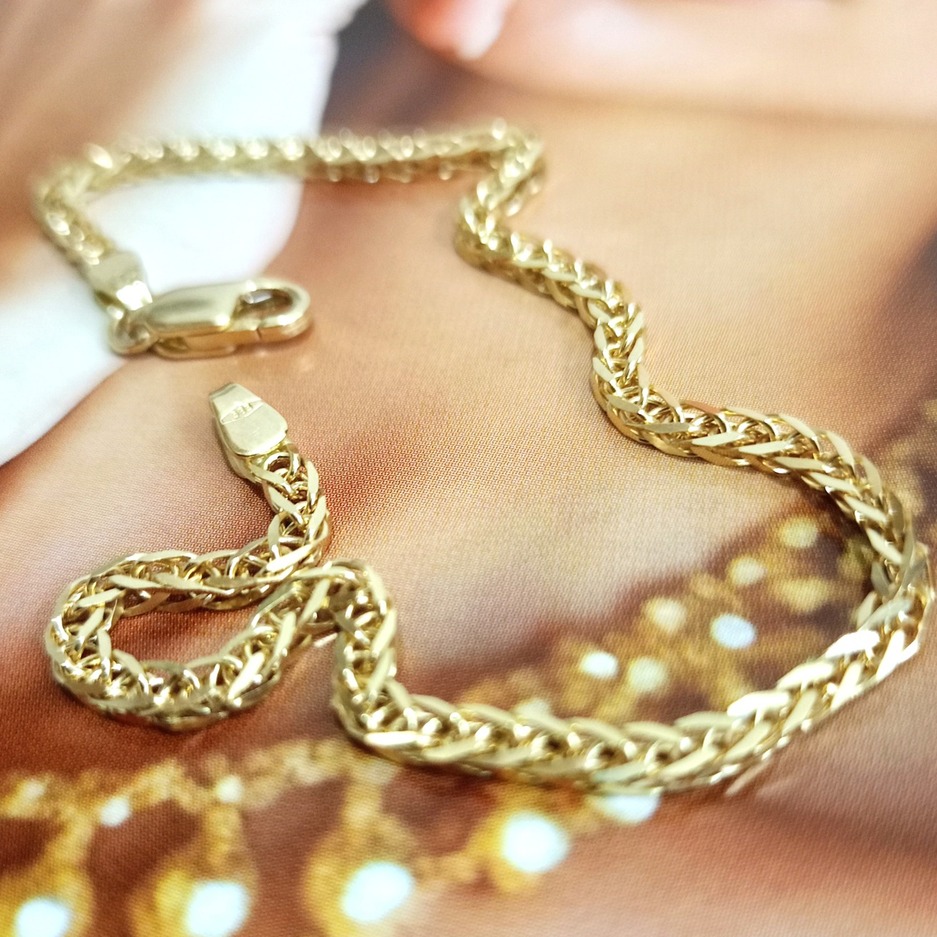 Złota bransoletka p.585/3,43g