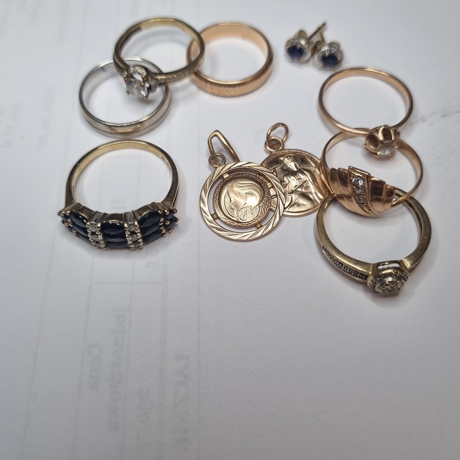 1 AUKCJA P 292/2026 złoto 15,27G/14K, złoto 8,90g/8K 