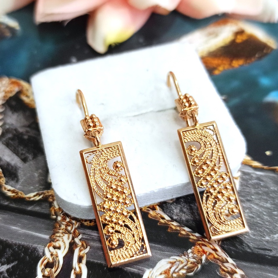 Złote kolczyki p.583/4,54g