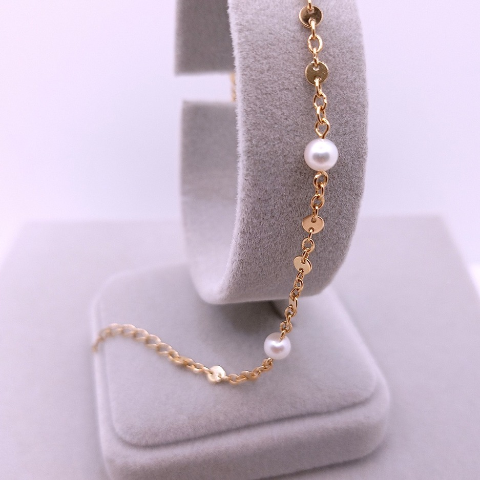 Złota bransoletka p.585/2,14g