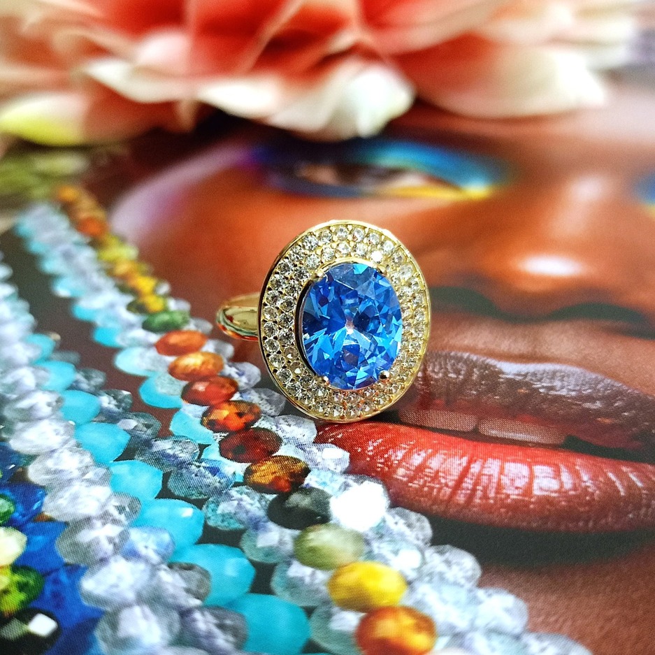 Złoty pierścionek p.585/3,58g