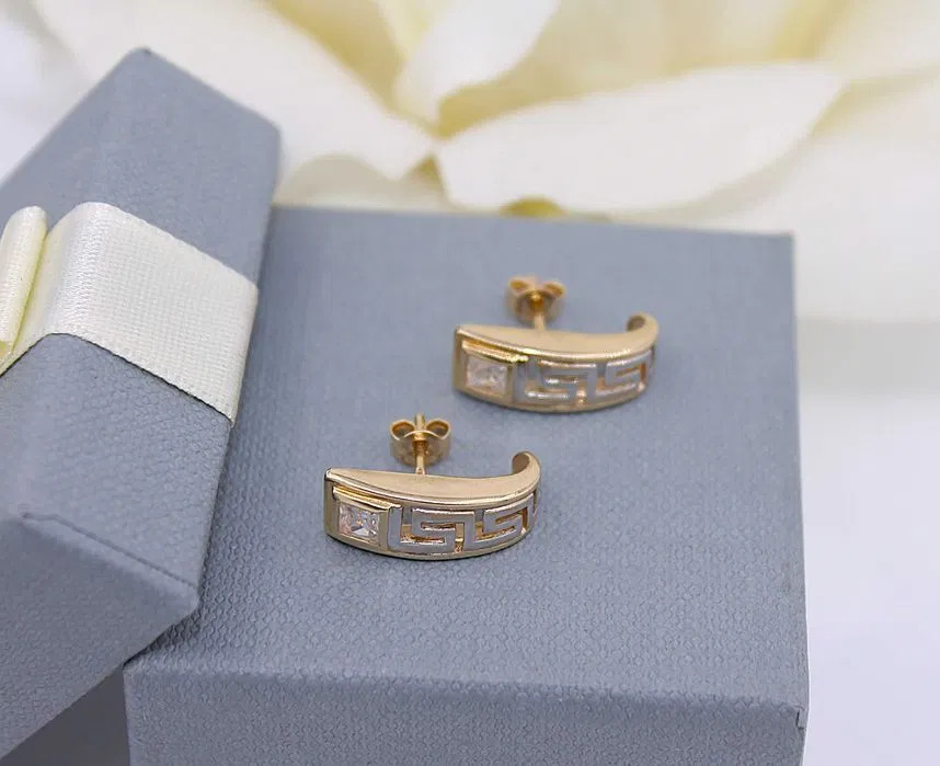 Złote kolczyki p.585/4,33g