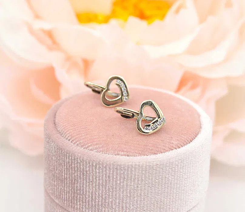 Złote kolczyki p.333/1,15g