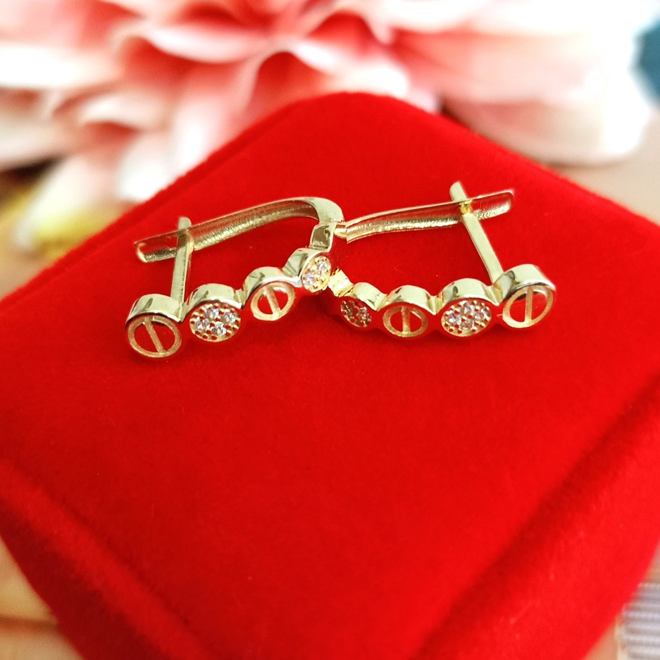 Złote kolczyki p.585/2,65g