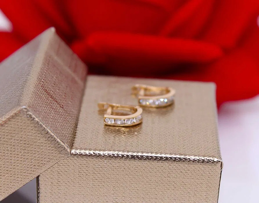 Złote kolczyki p.585/1,21g