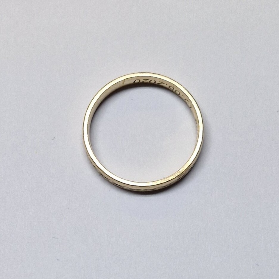 2 AUKCJA P1842/2025 1*OBRĄCZKA 3,78g/14K