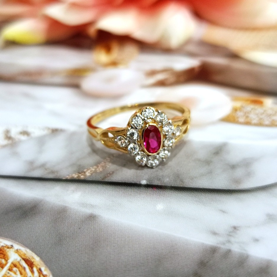 Złoty pierścionek p.585/2,41g