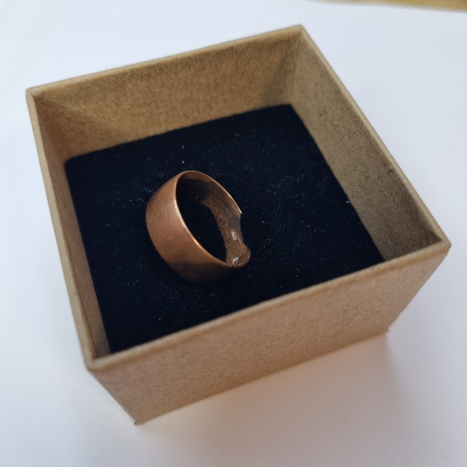 1 AUKCJA P417/2025 obrączka 4,97G/14K 