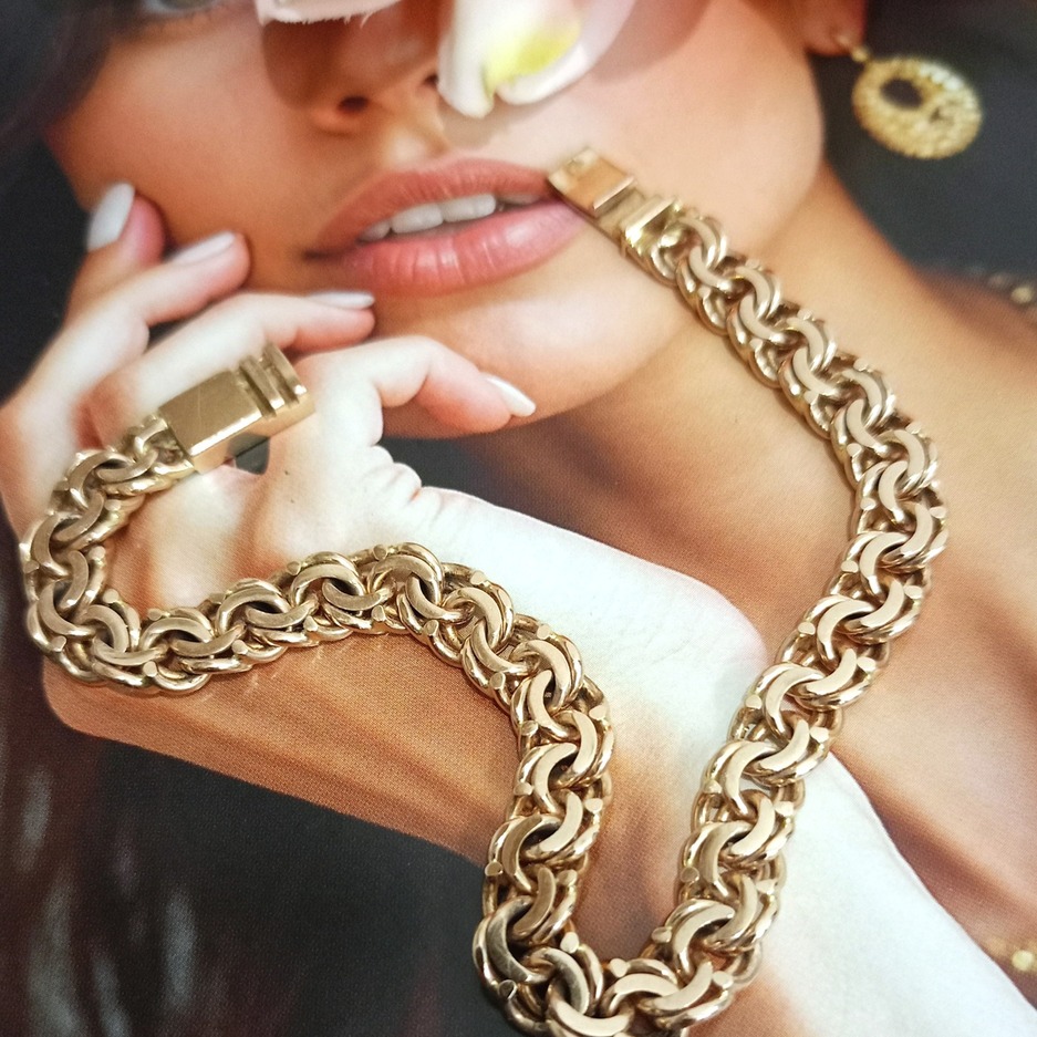 Złota bransoletka p.585/20,44g